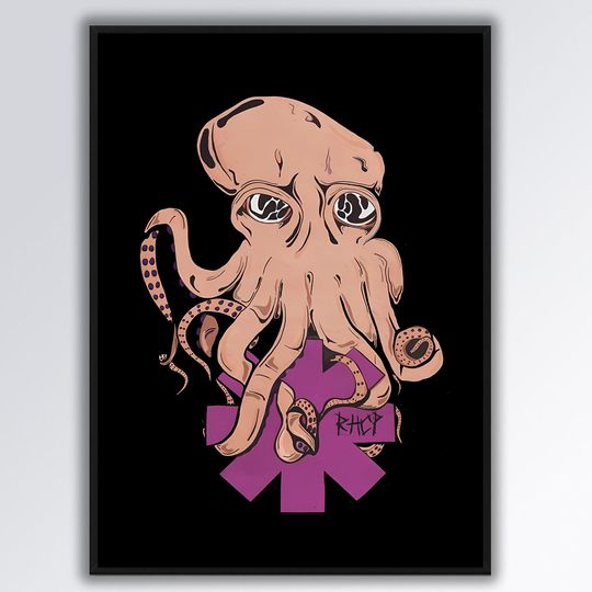 Discover Red Hot Chili Peppers - Octopus Logo Tour Poster