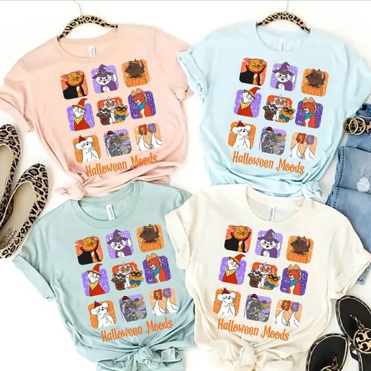 Disney The Aristocats Halloween Shirt, Disney Marie Shirt, Disney Cataholic Shirt, Marie Cat Shirt, Trick Or Treat, Disney Halloween Shirt