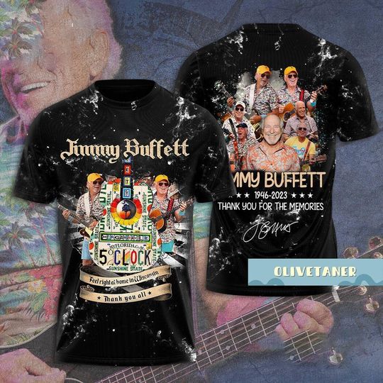 Jimmy Buffett Hoodie, Rip Jimmy Buffett Unisex Hoodie, Jimmy Memorial 3D Hoodie