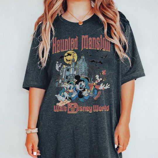 Disneyland The Haunted Mansion Shirt, Disney Halloween Shirt, Mickey Halloween Shirt, Disney Halloween Matching Shirt, Halloween Shirt