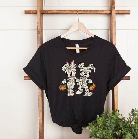 Mickey Skeleton T-shirt, Minnie Halloween Shirt, Mickey Mickey Halloween Shirts, Spooky Disney Halloween Shirt, Halloween Kids Tshirts
