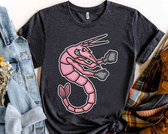 Disney Zombies Seabrook Shrimp Mascot Logo Shirt, WDW Magic Kingdom Holiday Unisex T-shirt Family Birthday Gift Adult Kid Toddler Tee