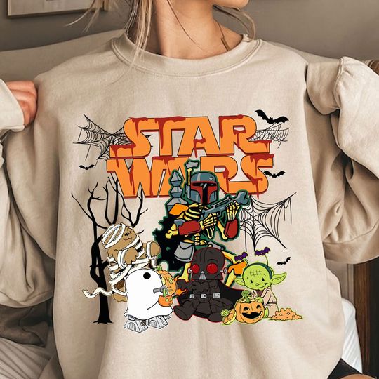 Star Wars Halloween Sweatshirt, Darth Vader Halloween Shirt, Halloween Shirt, Disney Star Wars Tshirt, Halloween, Halloween Hoodie