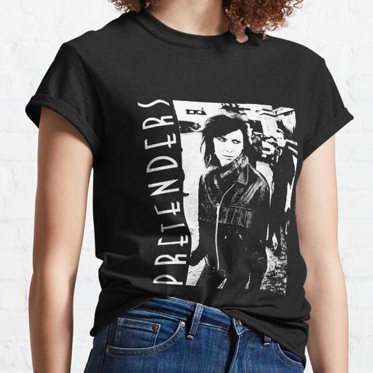 Discover Pretenders Band Rock British American Founding Songwriter Chrissie James Pete Martin  Cool Gifts T-shirts