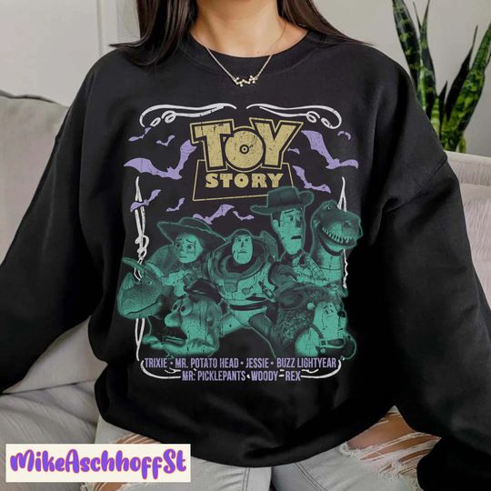 Retro Toy Story Halloween Sweatshirt, Disneyland Halloween Shirt, Toy Story Family Hoodie, Halloween Party Trick or Treat Shirt, XT-081801