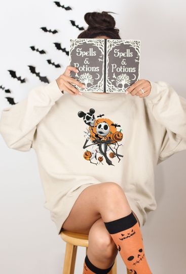 Retro Mickey Skeleton Sweatshirt, Halloween Disney Sweatshirt, Disneyland Shirt, Disneyworld Horror Sweatshirt, Halloween Gift