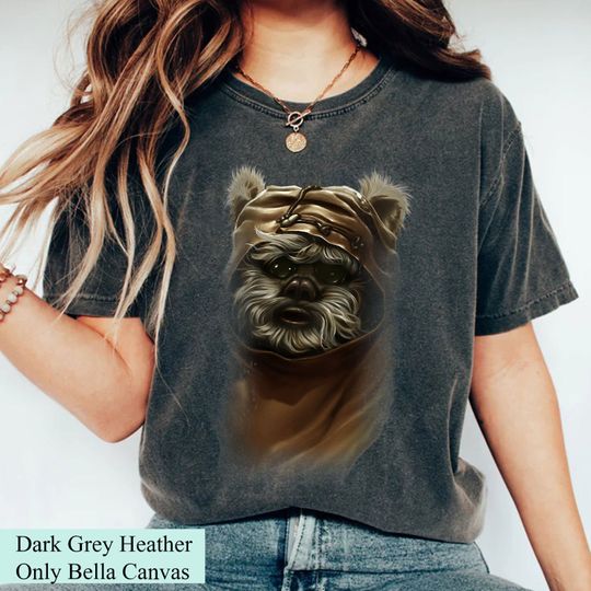 Retro Star Wars Wicket Ewok Portrait Painting Unisex T-Shirt, Wicket Ewok Shirt, Galaxy's Edge Shirt, Disneyland Trip Shir, Halloween Shirt