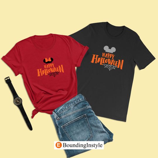 Disney Shirt, Happy Halloween Shirts, Minnie Pumpkin Shirts, Halloween Minnie Mouse, Disney Couple Shirts, Minnie and Mickey, Magic Kingdom