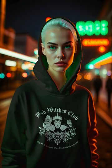 Bad Witch Club Sweatshirt, Disney Witches Hoodie, Funny Witch Halloween Sweater, Witchy Woman Top, Mothers Day Gift