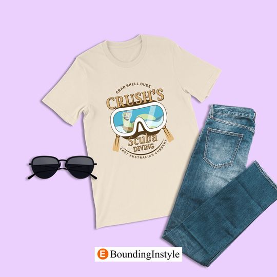 Finding Nemo Shirts, Crush Scuba Diving, Pixar Crush Shirt, Occupation Logo Tee, Disney Cruise Group T-Shirt, Disney World Family Outfits