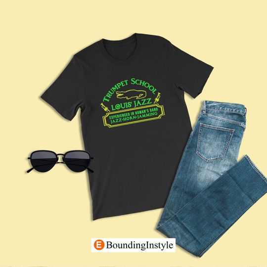 The Princess and the Frog Shirt, Louis Jazz Trumpet School, Disney Occupation Logo Tee, Disney World Family Shirts, Disneyland Group Shirt