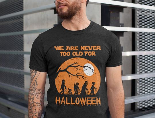 We're Never Too Old For Halloween , Women Disney Halloween Shirt , So Scary Halloween, star wars  Trick or Treat ,The Mandalorian shirt