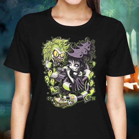 Beetlejuice Shirt, Beetlejuice Halloween Shirt, Halloween Disney Shirt, Vintage Disney, Horror Movie Shirt, Retro Halloween Tee