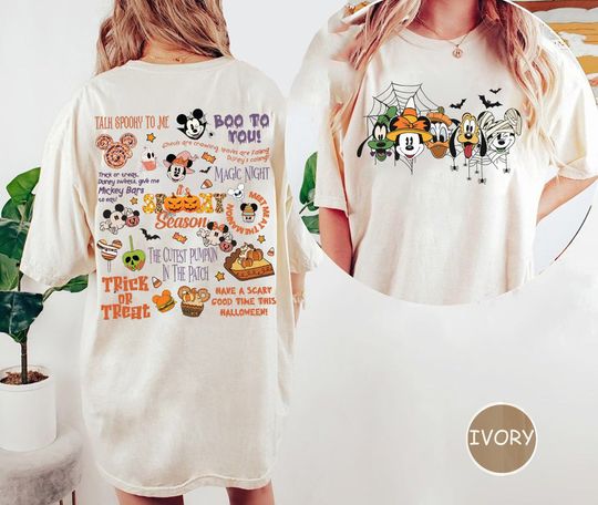 Disney Halloween  Shirt, Mickey Skeleton Halloween Shirt, Mickey and Friends Shirt, Disney Spooky Shirt, Disneyland Halloween