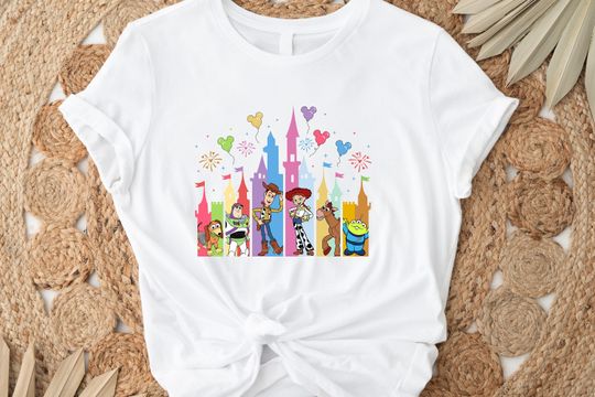 Toy Story Characters Shirt, Disney Castle Shirt, Toy Story Sheriff Woody Shirt, Slinky Dog Tee, Disney Trip Shirt,Disney Family Vacation Tee