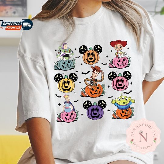 Toy Story Halloween Shirt, Toy Story Pumpkin Shirt, Woody And Buzz Lightyear Shirt, Disney Halloween Shirt, Halloween Pumpkin Shirt