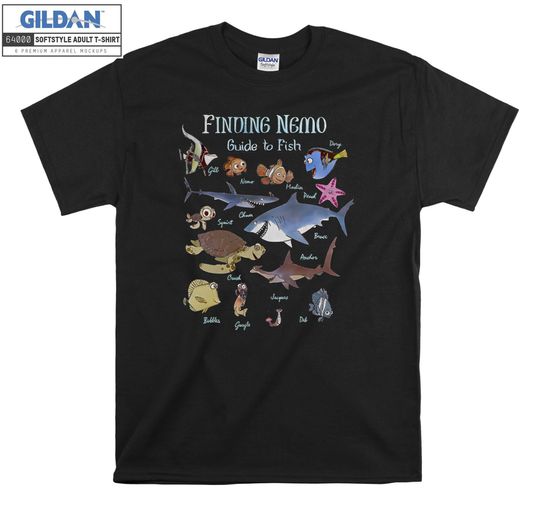 Disney Finding Nemo Fish Guide T-shirt Hoody Kids Child Tote Bag Tshirt S-M-L-XL-XXL-3XL-4XL-5XL Gildan Oversized Men Women Unisex 6693