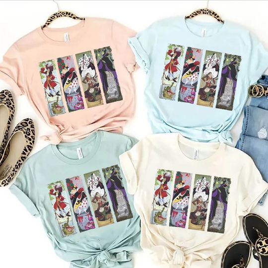 Disney Villains Shirt, Villain Halloween Shirt, Villain Shirt, The Haunted Mansion Shirt, Disneyland Halloween Shirt, Family Villain Shirt