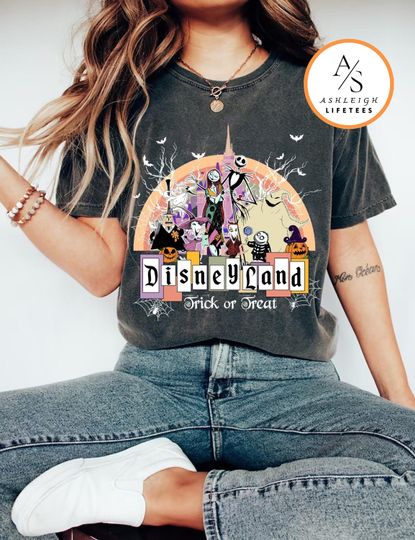 Vintage Disneyland Halloween Shirt, Retro The Nightmare Before Christmas Shirt, Oogie Boogie Halloween, Trick or Treat Halloween party 2023