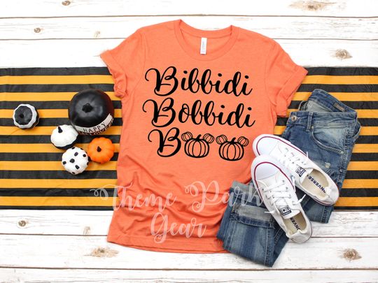 Bibbidi Bobbidi Boo Shirt- Disney World Shirt- Custom Design Colors Available- Long Sleeve and Tank Top Available