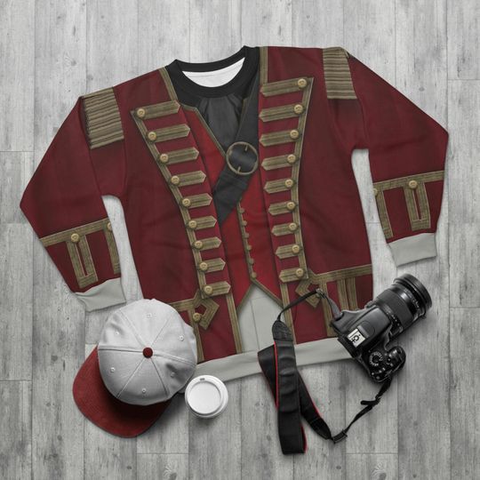 Captain Hook Long Sleeve Shirt, Peter Pan & Wendy Movie Inspired Costume, Neverland Cosplay, Disney World Outfit, Disney Unisex Sweatshirt