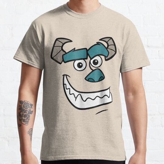 Disney Monsters Inc. Sulley Face Halloween Graphic T-shirts
