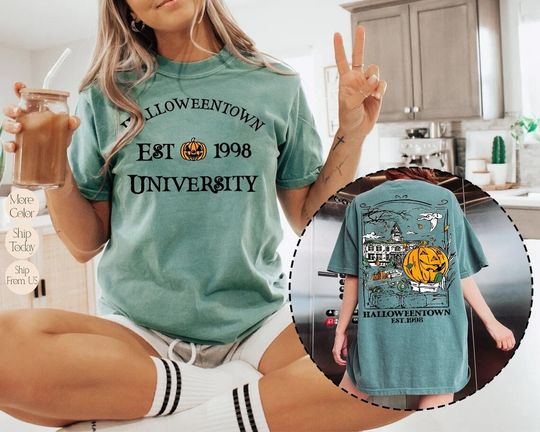 HalloweenTown 1998  T-Shirt, Disney Halloween Shirt, 2023 Halloween Party Shirt, Halloween Town Fall Shirt, Pumpkin Shirt