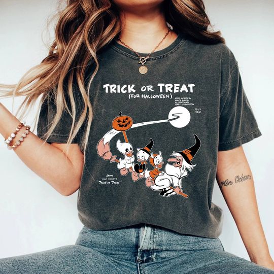 Disney Donald Halloween  Shirt, Donald Duck Halloween Shirt, Disney Spooky Shirt, Disney Halloween Shirt, Trick Or Treat