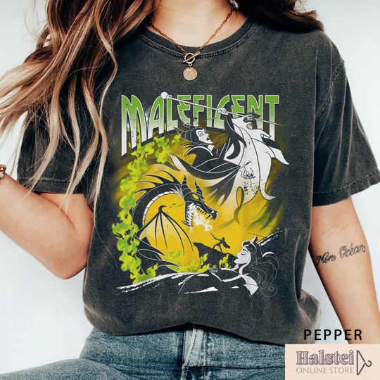  Retro Maleficent Shirt, Halloween Villains T-Shirt, Maleficent Witch Sweatshirt, Disney Halloween 2023 Shirt, Halloween Gift
