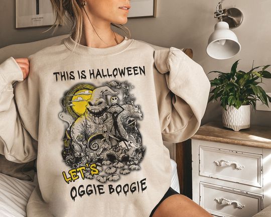 Vintage Disney Oogie Boogie Shirt, Oogie Boogie Bash, Retro The Nightmare Before Christmas Jack Sally, Family Halloween Party 2023