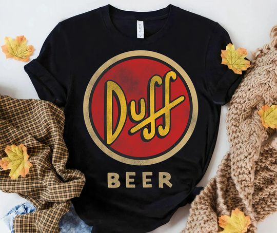 The Simpsons Duff Beer Circle Logo T-Shirt, The Simpsons Birthday Tees, Magic Kingdom Shirt, Disneyland Family Vacation Shirt