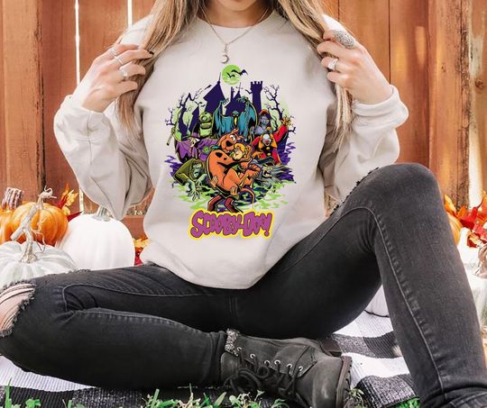 Scooby Doo Vintage T-Shirt, Scooby Doo Shirt, Horror Movie Tee, Halloween Tshirt Gifts, Retro Halloween Hoodie, Disney Halloween Tee