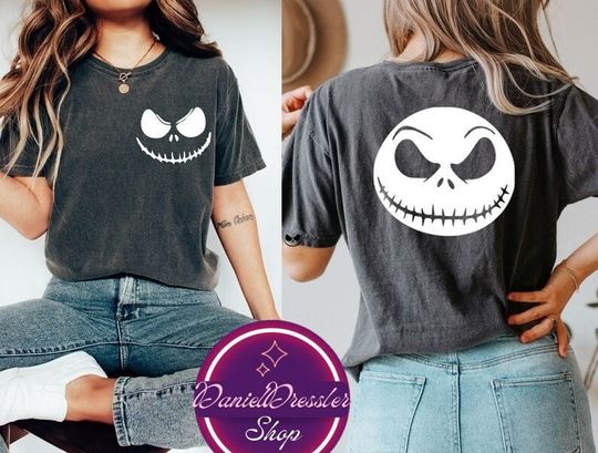 Jack Skellington Shirt, Nightmare before Christmas Shirt, Horror Movie Shirt, Disneyland Halloween Shirt, Vintage Halloween Shirt