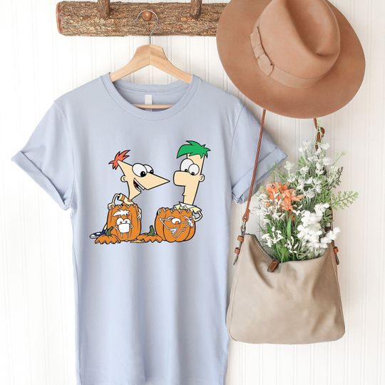Phineas and Ferb Shirt, Disney Halloween Shirt, Phineas and Ferb Halloween Shirt, Disney Shirt, Jack O'Lantern Shirt, Magic Kingdom, Epcot