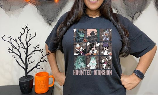 Haunted Mansion, Mickey Haunted Mansion, Vintage Halloween Shirt, Vintage Disney Shirt, Kids Halloween Shirt