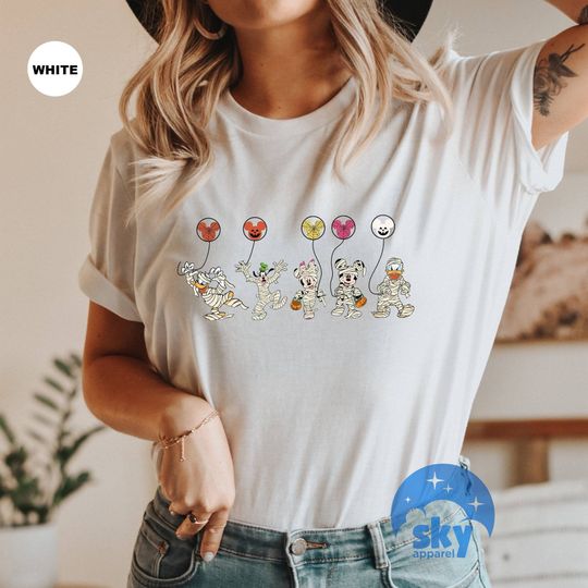 Disney Characters T-shirt, Disney Squad Shirt, Halloween Gift, Funny Disney T-shirt, Cute Mickey Shirt, Halloween Kids Shirt, Halloweentown