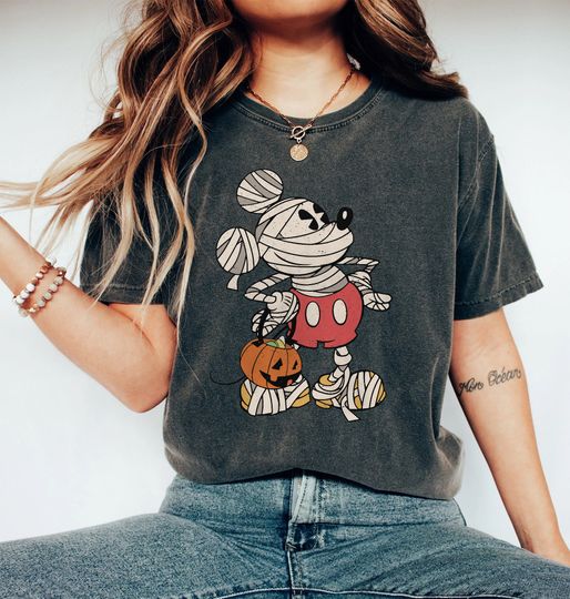  Disney Mickey Maus Halloween T-shirt, Halloween Shirt, Mickey Skeleton Halloween, Disneyland Shirt, Disney Family Vacattion