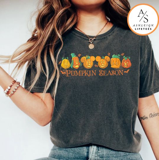 Disney Halloween Pumpkin Season Shirt, Mickey and Friends Fall Pumpkin Sweatshirt, Chip and Dale Halloween Party 2023, Disney Group Shirt