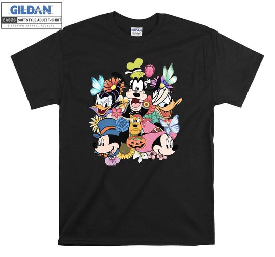 Disney Mickey Mouse Minnie Mouse Donald T shirt Hoodie Hoody T-shirt Tshirt S-M-L-XL-XXL-3XL-4XL-5XL Oversized Men Women Unisex 8720