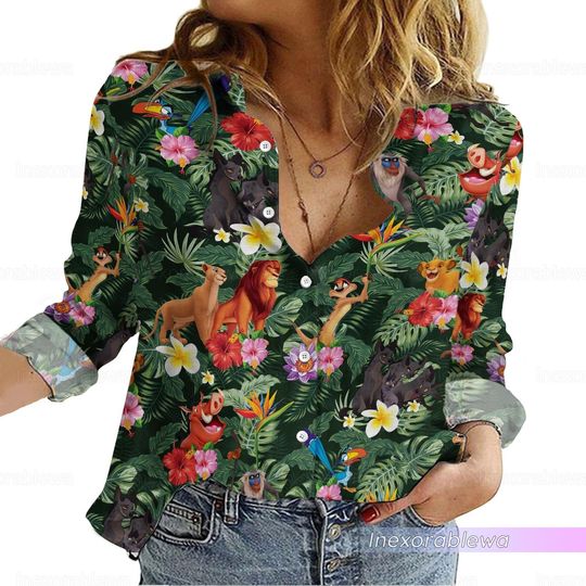 The Lion King Linen Shirt, Animal Kingdom Shirt, Magic Kingdom Shirt, Disney Vacation Shirt, Disney Trip Shirts, Disney Gifts For Women