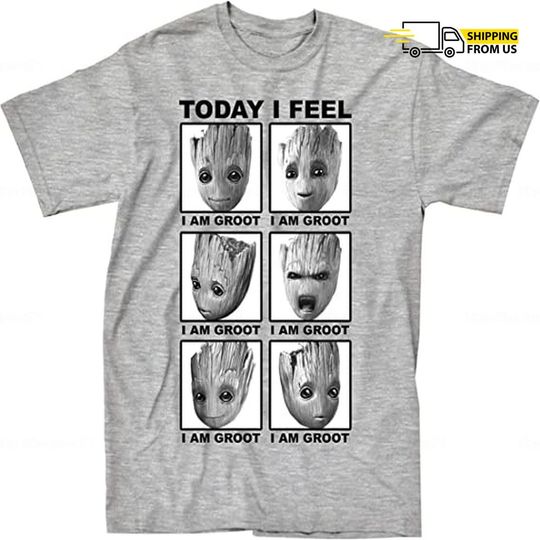 Groot Today I Feel I Am Groot T-Shirt, Disney Groot Shirt, Marvel Sweatshirt, I'm Groot Tee, Guardians Of Galaxy, Disney Vacation Shirt