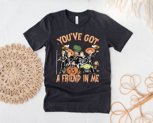 Vintage Toy Story Halloween Shirt, Halloween Trip Shirt, Halloween Party Tee, Disney Family Matching Shirt, Disneyland Trick Or Treat Tshirt