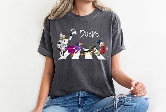 The DuckTales Abbey Road   Shirt, Darkwing Duck Scrooge McDuck Tee, Disney Duck Tee,  Birthday Gift, Halloween Costume