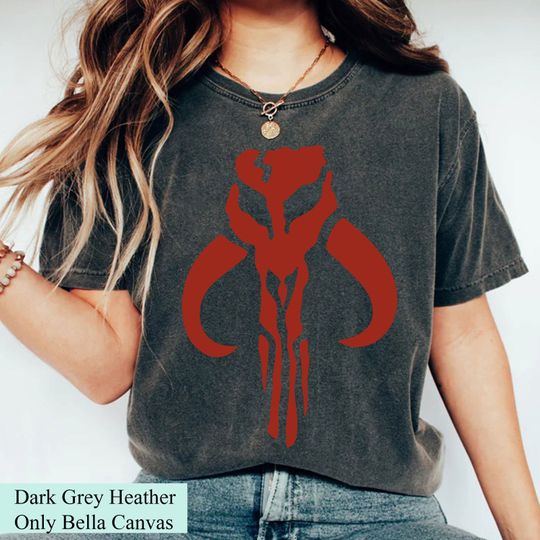 Retro Star Wars Red Mandalorian Logo Unisex T-Shirt, Dark Side Logo Sweatshirt, Galaxy's Edge Tee, Disneyland Vacation Tee, Halloween Shirts