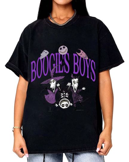 Boogie's Boys Shirt, Lock Shock and Barrel The Nightmare Before Christmas Shirt, Oogie Boogie Shirt, Tim Burton, Disney Halloween Shirt