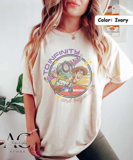 Retro To Infinity And beyond Shirt, Disney Matching Shirts, Buzz Lightyear Shirt, Toy Story Shirt, Toy Story Birthday Party Shirt, WDW shirt