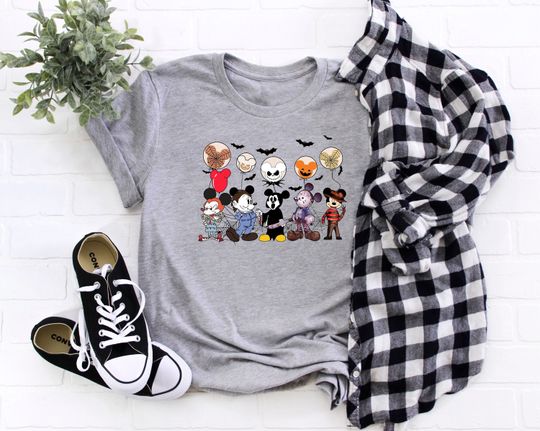 Halloween Disney Characters Shirt, Disney Halloween Shirt, Happy Halloween, Halloween Group Shirt, Disney Family Trip Shirt, Costume Party