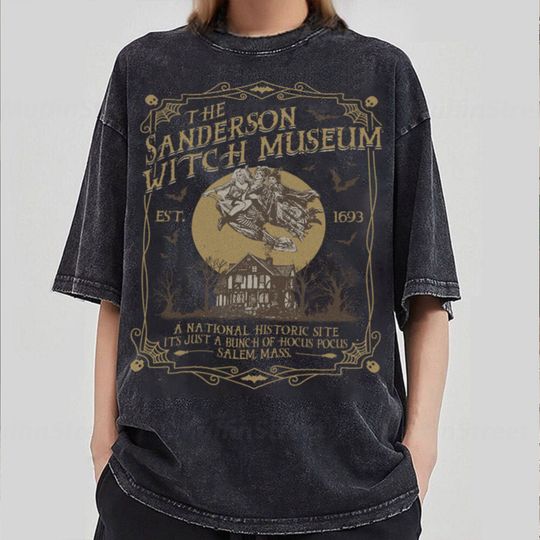 Retro Hocus Pocus Shirt, The Sanderson Witch Museum EST 1963 Shirt, Disney Halloween Shirt, Disney Sanderson Sisters Witch Shirt