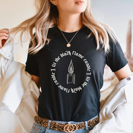 I Lit the Black Flame Candle - Hocus Pocus Shirt | Halloween Shirt | Disney Halloween Shirt | Sanderson Sisters | Hocus Pocus Tee | Witch