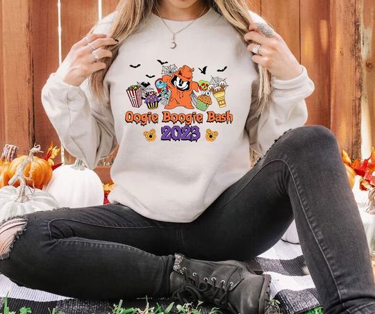 Disney Oogie Boogie Bash 2023 Shirt, Mickey Donald Goofy Oogie Boogie Shirt, Disney Halloween shirts, Nightmare Before Christmas Tee
